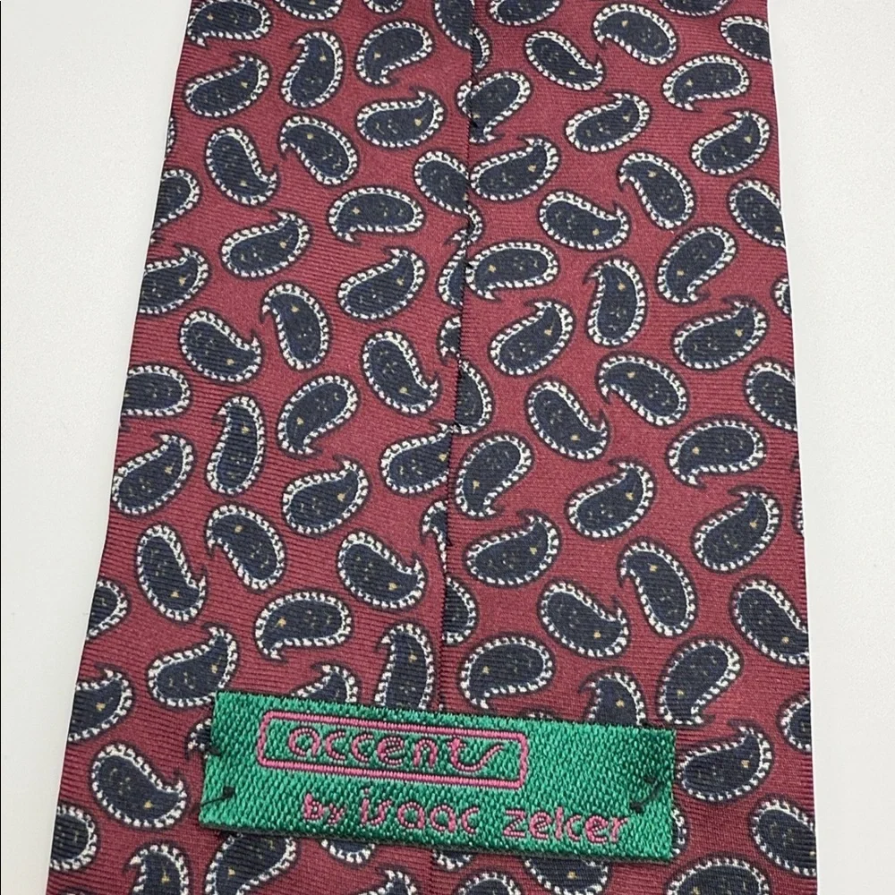 Accents by Isaac Zelcer Paisley Tie,Office,Wedding, Party